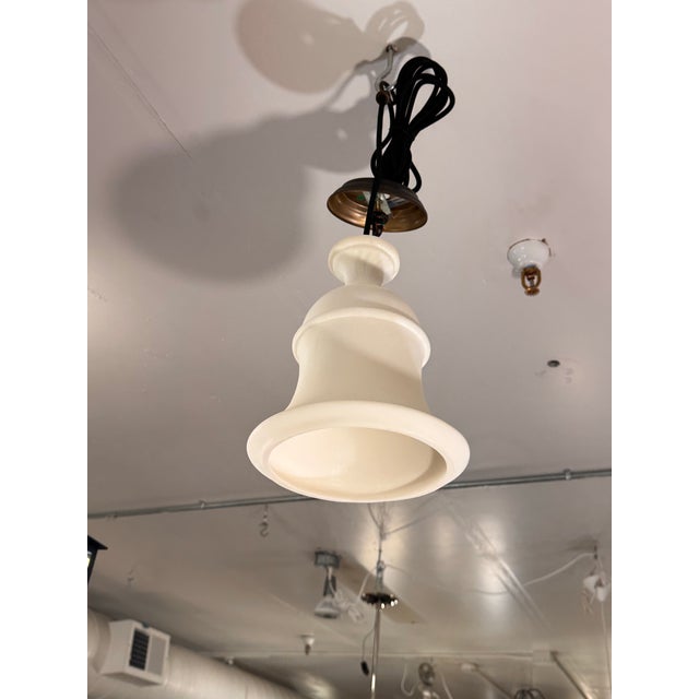 Pottery Barn Noah Bell Pendant Light For Sale - Image 9 of 12