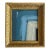 “Tranquility” Abstract Art in Antique Frame, Transitional Living Room Art by JTS For Sale