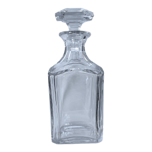 Baccarat Harcourt Pattern Crystal Whiskey Decanter | French Cut Crystal