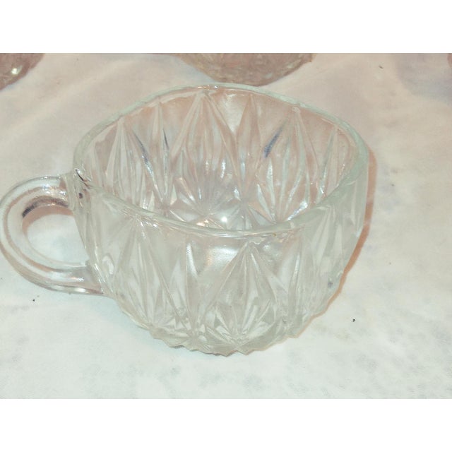 1960s Hazelware Williamsport Cut Crystal Punch Bowl Set for Twelve 27