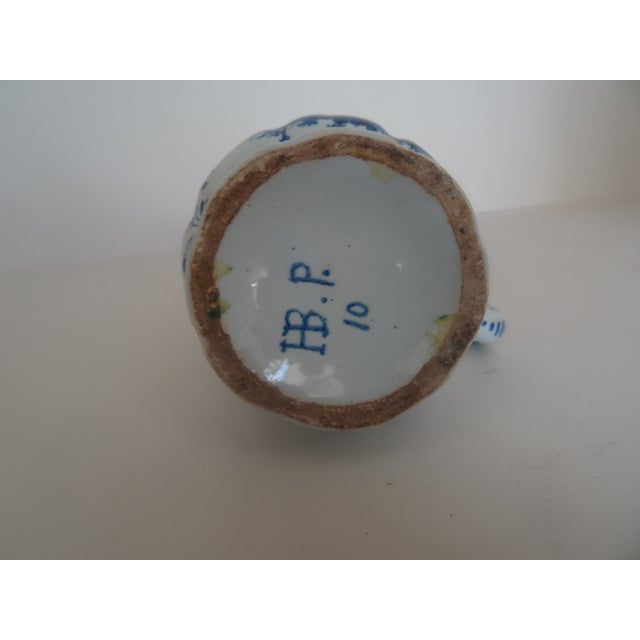 Ceramic Rare 18th Century Delft Pitcher by Hugo Brouwer For Sale - Image 7 of 7