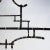 Vintage Black and Gold Bamboo-Inspired Iron 60-Inch Double-Ended Pool Table/Long Dining Table Pendant Light For Sale - Image 9 of 12