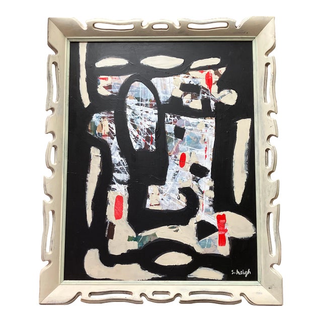 Contemporary Original Stephen Heigh Abstract Painting “Shadow Play” For Sale