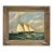 American "Schooner Dauntless America's Cup" Contemporary Nautical Reproduction Print of Canvas, Framed For Sale - Image 3 of 3