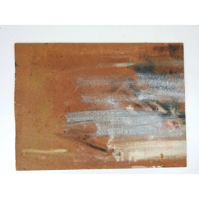 Vintage Mid 20th Century French River Landscape Painting For Sale In Seattle - Image 6 of 7