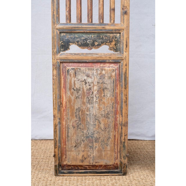 Tan Pair of Antique Hand Painted Screens For Sale - Image 8 of 10