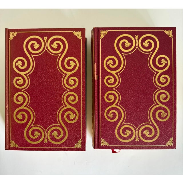 Here is a vintage two-volume set of Anna Karenina and War and Peace by Leo Tolstoy, published by the International...