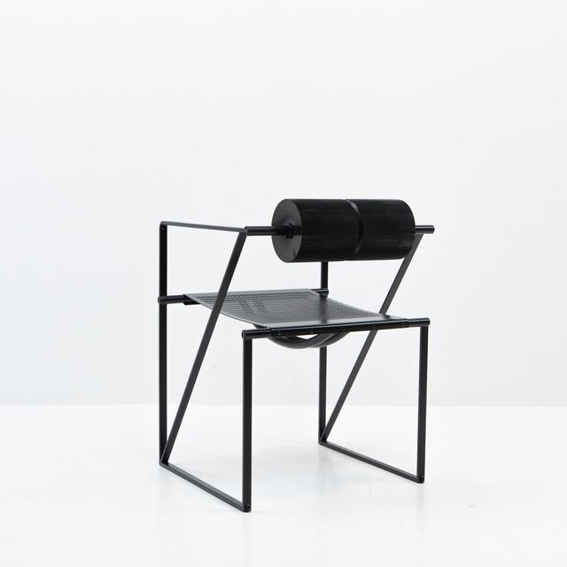 1980s Black Seconda Chair by Mario Botta for Alias, 1980s For Sale - Image 5 of 14