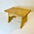Wood 1980s Vintage Americana Farmhouse Boho Chic Folk Art Pine Step Stool For Sale - Image 7 of 9