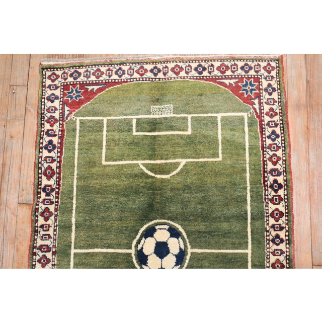 21st Century Soccer Stadium Pattern Rug For Sale - Image 14 of 18