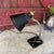 Metal 1930s Chase Brass & Copper Co. Art Deco Desk Lamp Black Shade & Feather Base For Sale - Image 7 of 17
