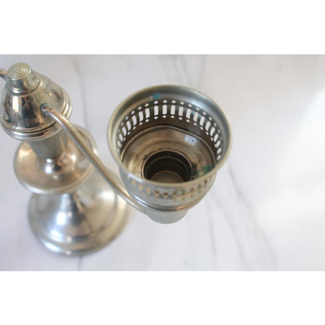 Vintage Shrewsbury Holloware Candelabras - Taper Candle Holders - A Pair For Sale - Image 12 of 18