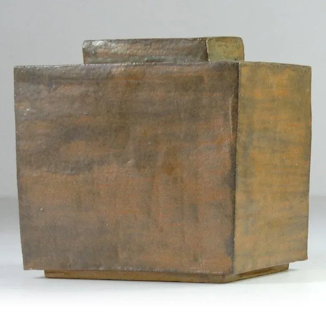 Large Brutalist Pottery Vase, 1960s For Sale - Image 8 of 10