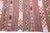 Textile Vintage Stripe Design Kilim Rug -4' 3'' X 6' 11'' For Sale - Image 7 of 13