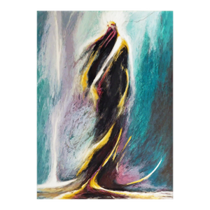Larry Fodor "Mask" Hand Signed & Numbered Lithograph on Paper