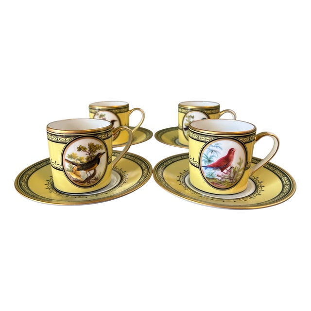 Coffee Cups by Ancienne Manifacture Royale, Set of 4 For Sale