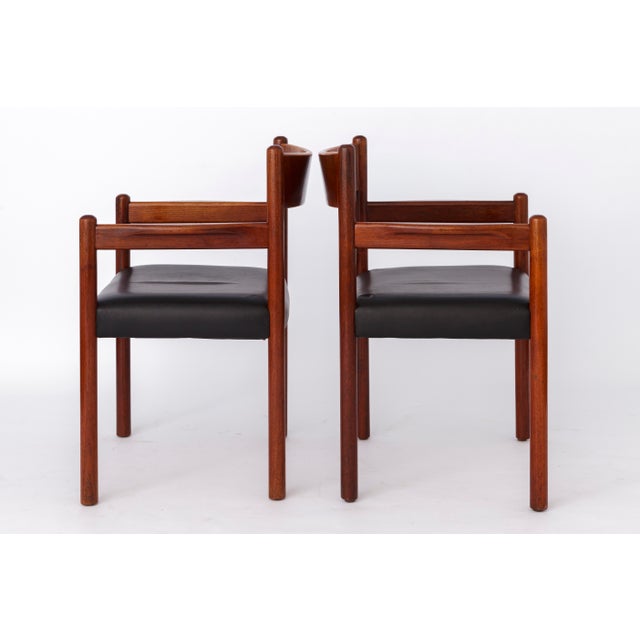 Vintage Danish Teak Armchairs, 1960s, Set of 6 For Sale - Image 5 of 12