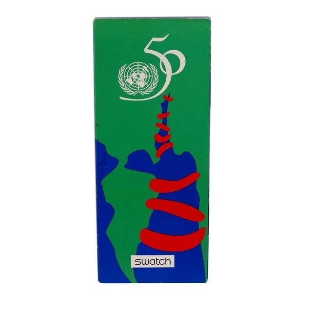 Unlimited 50th Anniversary of the UN SCZ 103 Watch from Swatch For Sale - Image 10 of 10