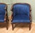This wonderful duo has curved backs giving the chairs a cosy wrap around shape they are upholstered in a soft and tactile...