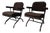 1940s Pair of Art Deco Warren McArthur for Mayfair Industries Folding Armchairs For Sale