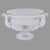 19th Century Crystal Footed Bowl Centerpiece Compote with Applied Side Handles For Sale - Image 10 of 10