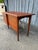1950s Mid Century Walnut and Brass Wrting Desk in the Style of Milo Baughman For Sale In Los Angeles - Image 6 of 8