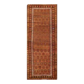 Pasargad DC Brown Antique Sarab Runner Rug For Sale