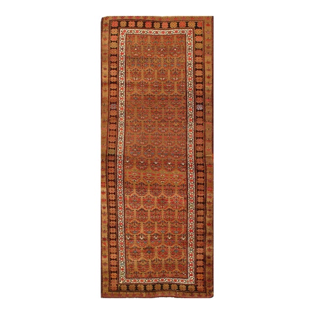 Pasargad DC Brown Antique Sarab Runner Rug For Sale