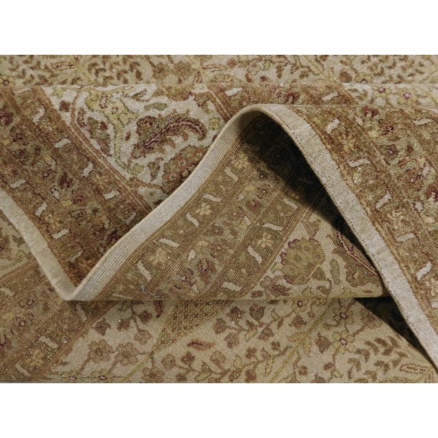 Extra Fine Hand-Knotted Paisley rug.8'x 9'10" For Sale - Image 14 of 18