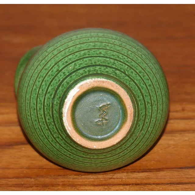 Blue Ritzdekor Vases by Wilhelm Kagel for Wk Keramik, 1960s, Set of 3 For Sale - Image 8 of 11