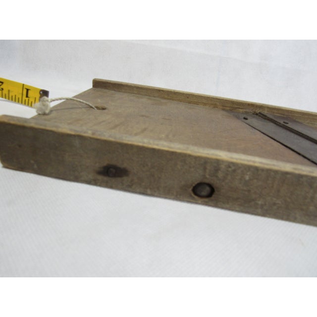 Wood Rustic Kitchen Mandoline Cabbage Shredder Decor For Sale - Image 7 of 12