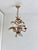 French Gilt Palm Leaf Chandelier, 1950 For Sale - Image 10 of 15