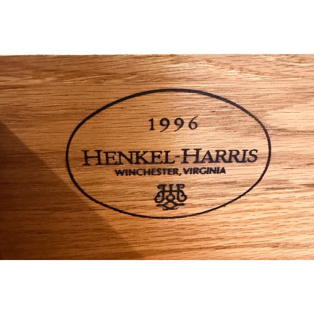 1990s Henkel Harris Flame Mahogany Chippendale Tv Armoire – Style 1246, Finish #29 For Sale - Image 12 of 12
