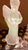 1980s Highly Collectable Vintage Mikasa Frosted Satin Glass Christmas Angel Figurine With Hymnals, Nightlight For Sale - Image 5 of 5