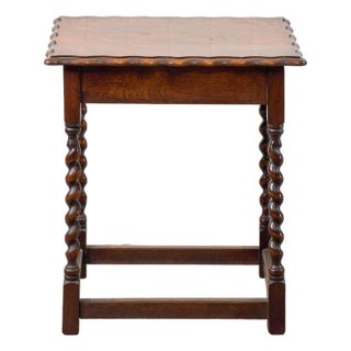 19th Century Barley Twist Side Table For Sale
