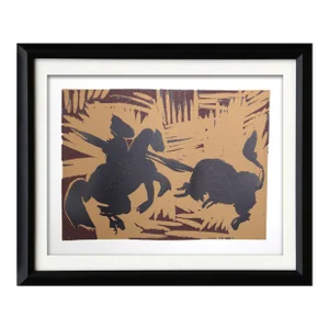 1980s "Pique" (41) Linocuts After Pablo Picasso