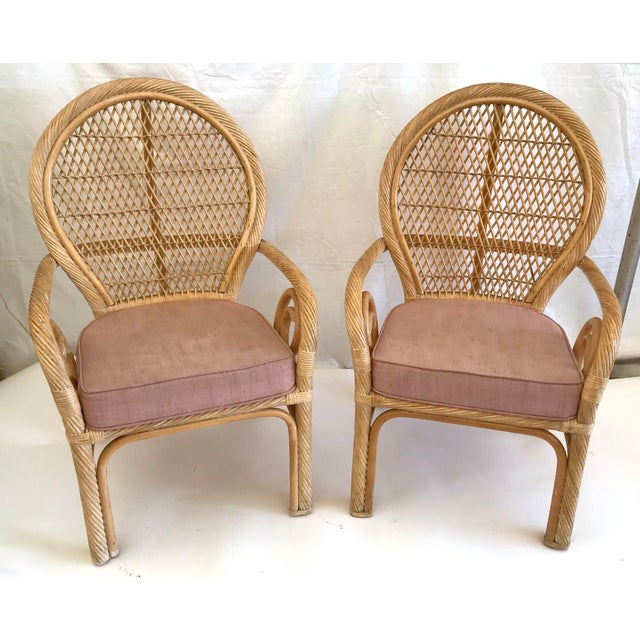 Vintage rattan chairs for sale sale