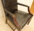 Late 20th Century Vintage Kindel Armchair With Worn Distressed Black Leather For Sale - Image 5 of 12