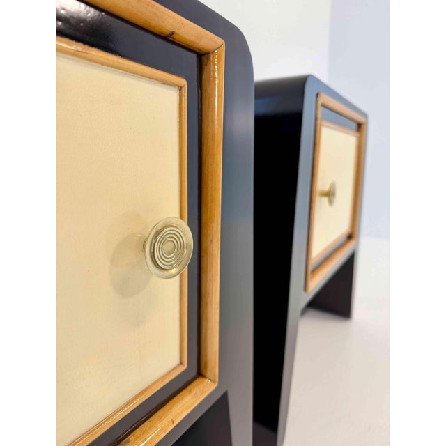 Italian Art Deco Dressor Set and Nightstands by Paolo Buffa, 1940s, Set of 3 For Sale - Image 12 of 15