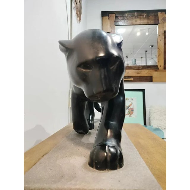 Beauvais, Panther, 1920s-1940s, Ceramic For Sale - Image 4 of 13