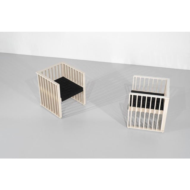 Wittmann Purkersdorf Armchairs by Josef Hoffmann for Wittmann, 1905, Set of 2 For Sale - Image 4 of 17