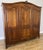 Vintage French Louis XVI Style Carved Oak 3-Door Armoire For Sale - Image 13 of 13