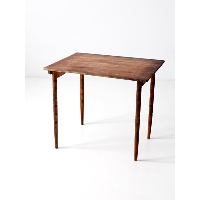 Antique Wooden Folding Table Chairish