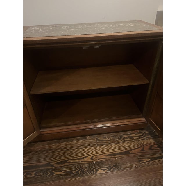Mid-Century Modern Henredon Credenza With Marble Top – Mid-Century Modern For Sale - Image 3 of 12