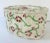 Beautiful Floral Crackle Glazed Covered Porcelain Box. Lovely scalloped sides and hobnailed like pattern with a...