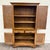This is a gorgeous antique Victorian Early American pie safe crafted from solid quarter-sawn oak, dating to the late 19th...