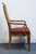 Late 20th Century Drexel Heritage Solid Pecan Italian Style Cane Back Dining Arm Chair For Sale - Image 5 of 10