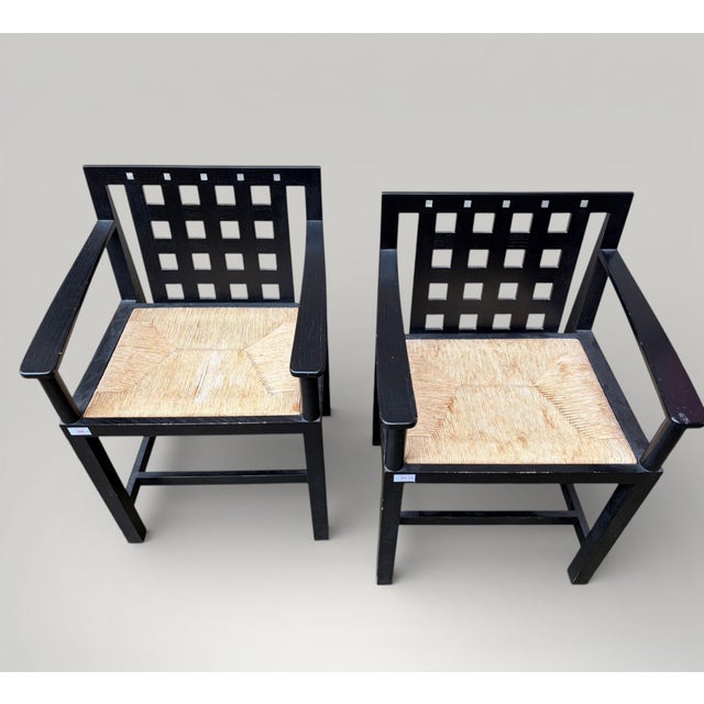 DS3 Chairs by Charles Rennie Mackintosh for Cassina, 1960s, Set of 2 For Sale - Image 6 of 11