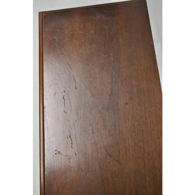 19th Century Victorian Mahogany Apothecary Medicine Cabinet With 10 Drawers Glass Pulls For Sale - Image 9 of 12