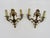Gold Gilt Bronze 2-Arm Fire Pot Wall Sconces, 1960s, Set of 2 For Sale - Image 8 of 9